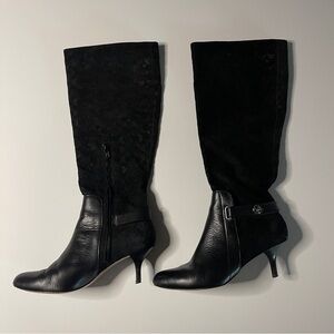 Y2K Coach Women's Suede Heel Boots Size 6.5